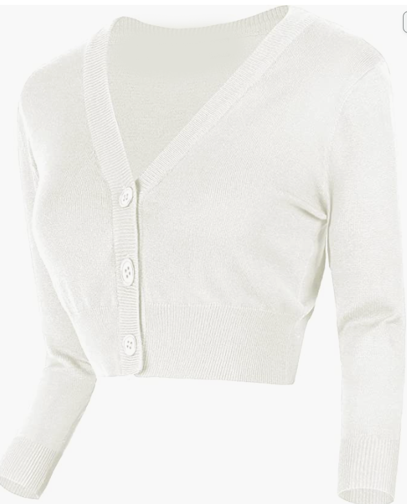 V-Neck Button Down Knitted Sweater