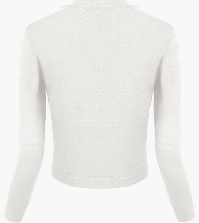 V-Neck Button Down Knitted Sweater