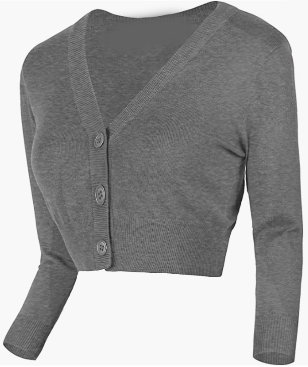 V-Neck Button Down Knitted Sweater