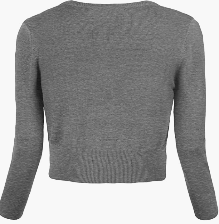 V-Neck Button Down Knitted Sweater