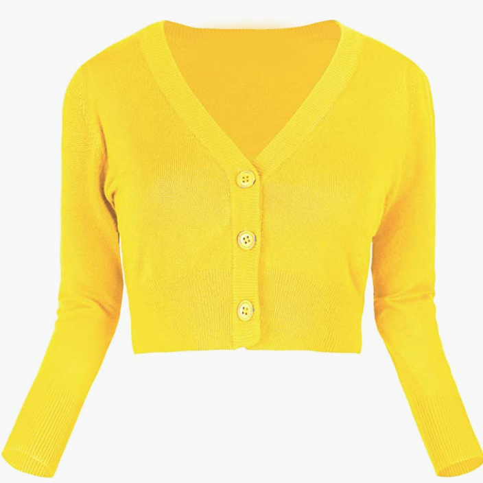 V-Neck Button Down Knitted Sweater