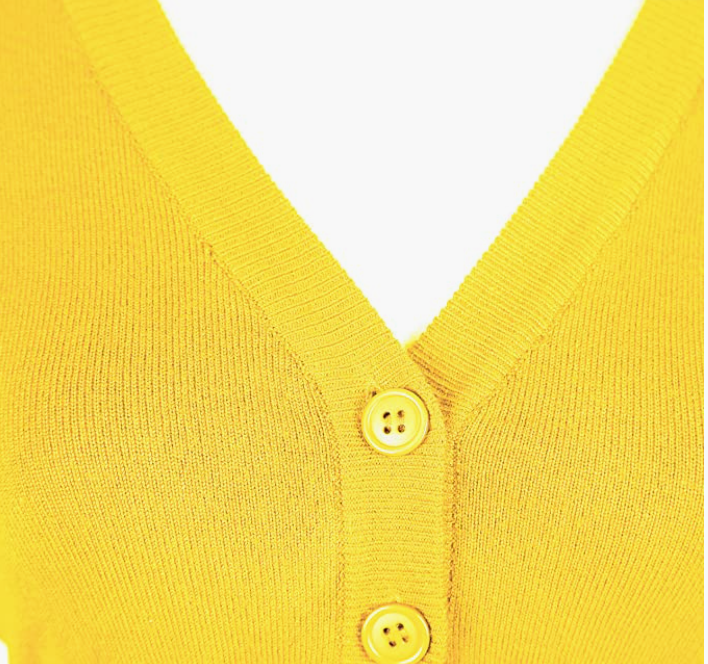 V-Neck Button Down Knitted Sweater