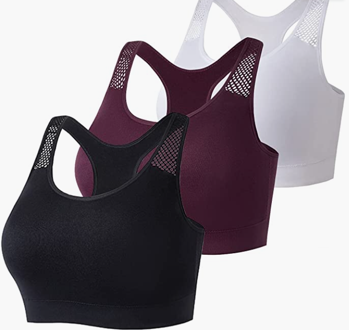 Impact Support Workout Gym Activewear Running Fitness Yoga Bra
