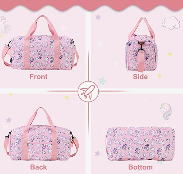 Bag for WOMEN , Girls Water Resistant Travel Bag Carry On Bag for Gym Sport with Shoe Compartment