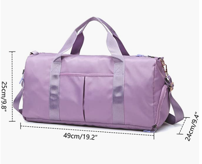 Travel Bags With Shoes Compartment And Pocket & Trolley Sleeve Bag Army Green