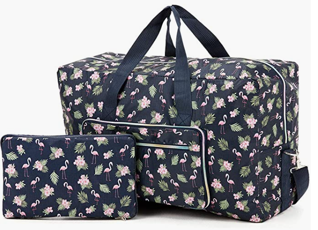 Women Carry On Travel Bag Over Luggage With Shoulder Strap