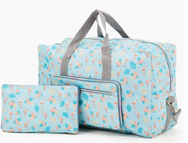 Women Carry On Travel Bag Over Luggage With Shoulder Strap