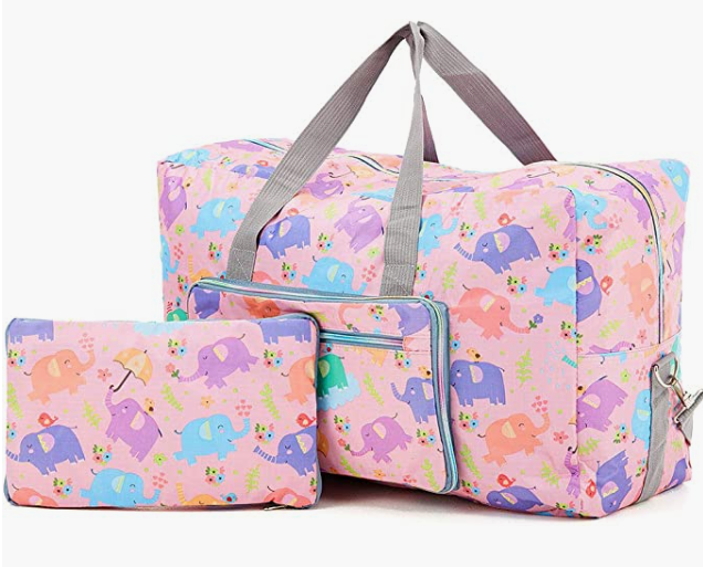 Women Carry On Travel Bag Over Luggage With Shoulder Strap