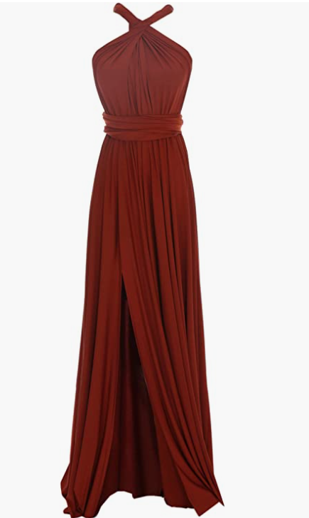 Full Length One Dress With Over 100 Styles Multi Ways Wrap , Soft And Breathable