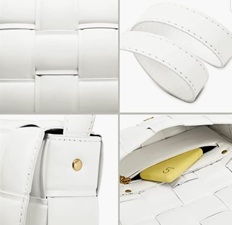 Bags for Women Small Shoulder Cassette bag White Purse