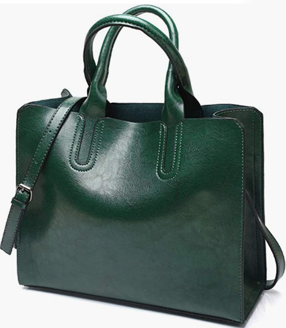 real  Leather Purses and Handbags Bucket Bag Tote Bag for Women