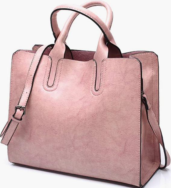 real  Leather Purses and Handbags Bucket Bag Tote Bag for Women