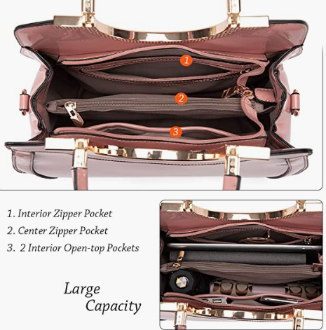 Women’s Handbags Designer Purses Satchel Shoulder Bag