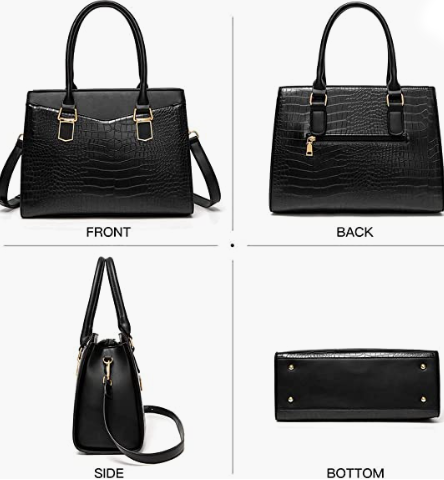 REAL LEATHER Women’s Handbag Designer Satchel Purse