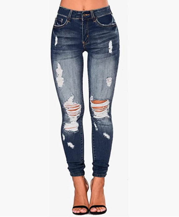 Skinny Stretch Jeans Denim Pants