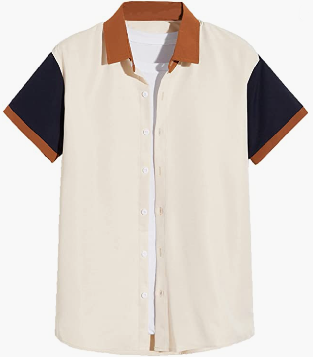 Mens Casual Simple Hawaian