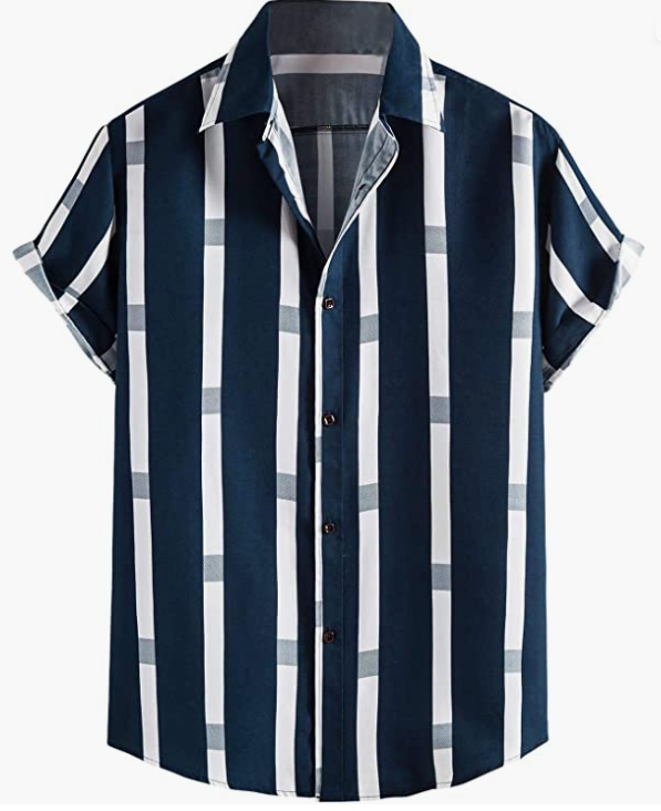 Mens Casual Simple Hawaian