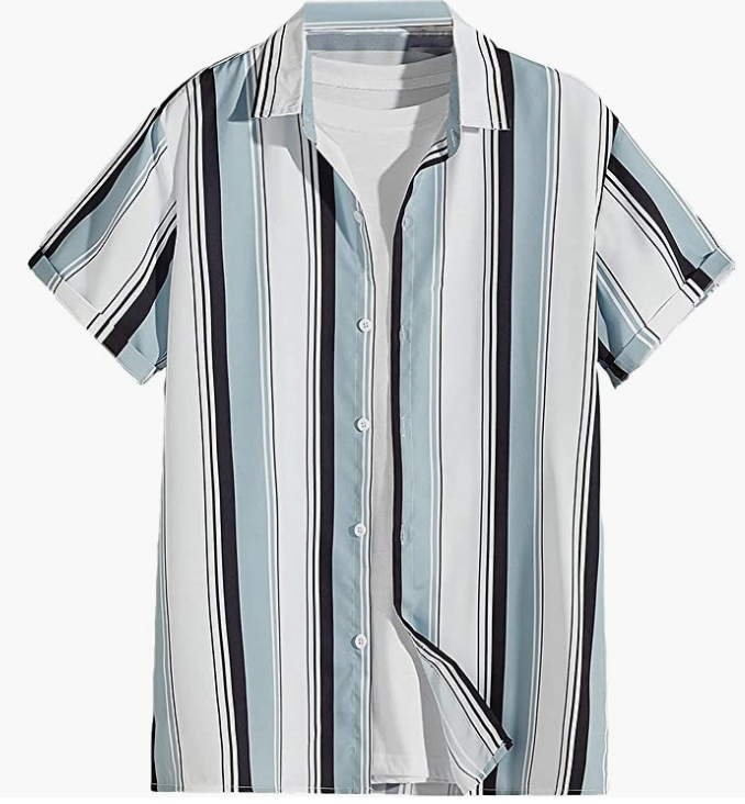 Mens Casual Simple Hawaian