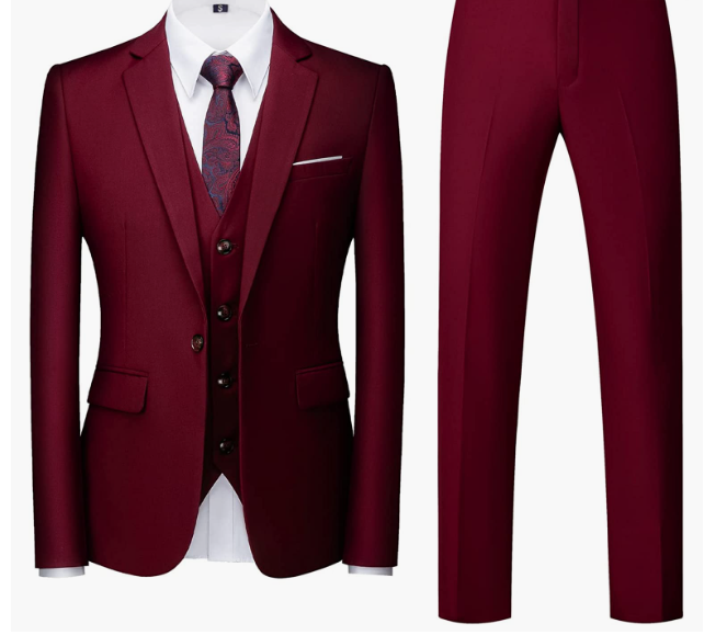 Men 3 Piece Suit Slim Fit