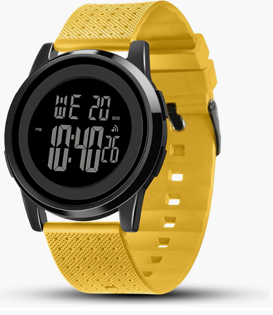 Waterproof Stainless Steel Fashion Wrist Watch for Men Women Sports Watch