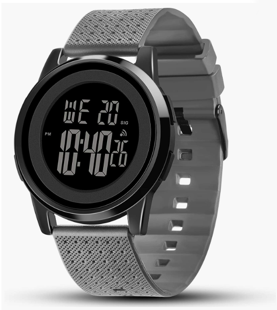 Waterproof Stainless Steel Fashion Wrist Watch for Men Women Sports Watch