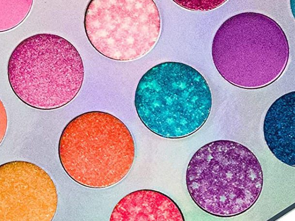 Palette Glow in the Dark Fluorescent Eye Shadow UV Glow Blacklight Bright Matte and Glitter Makeup Pallet Pigment Luminous for Stages, Cosplay ,Halloween Makeup (24 Neon Eyeshadow)
