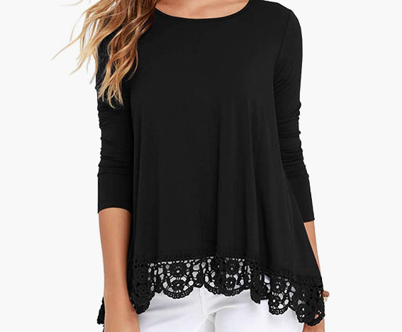Loose Casual Long Sleeve Top