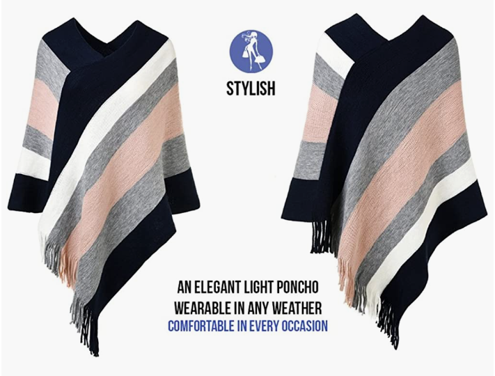 CASUAL Stripe Patterns and Fringed Sides MADE IN ITALY