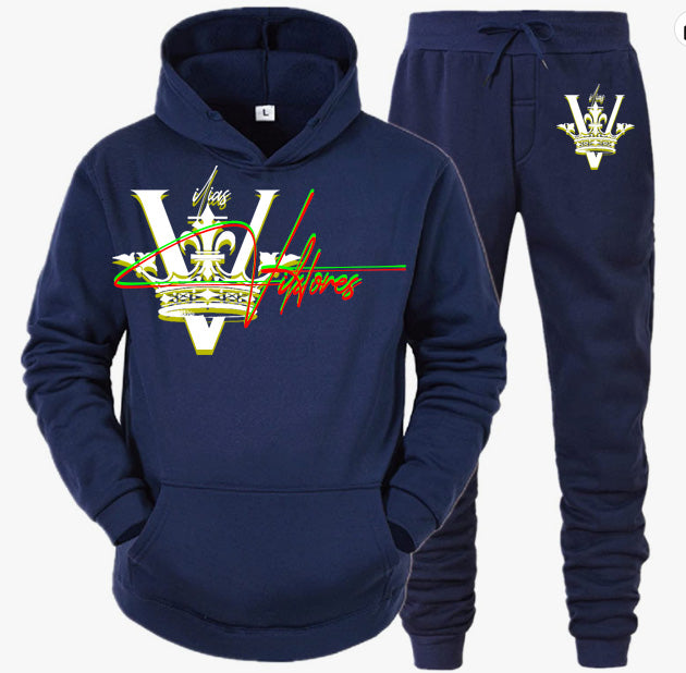 V - Men AND WOMEN  Tracksuit Athletic Sports Casual