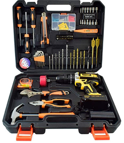 Torque Setting,Built-in LED for Drilling Wall,Wood,Metal