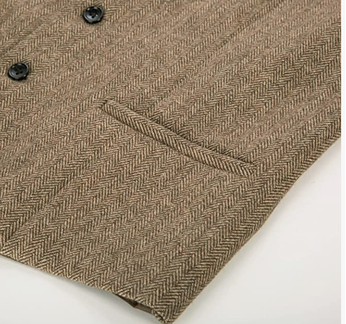 Vest Basic V Neck Suit Vests