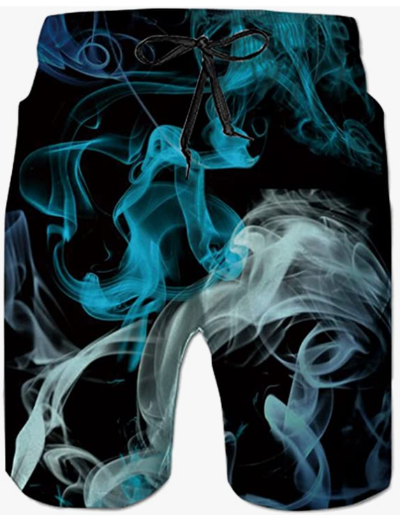 Men's Swim Trunks Quick Dry Board Shorts Cool Mesh Lining Bathing Suits with Drawstring Pockets