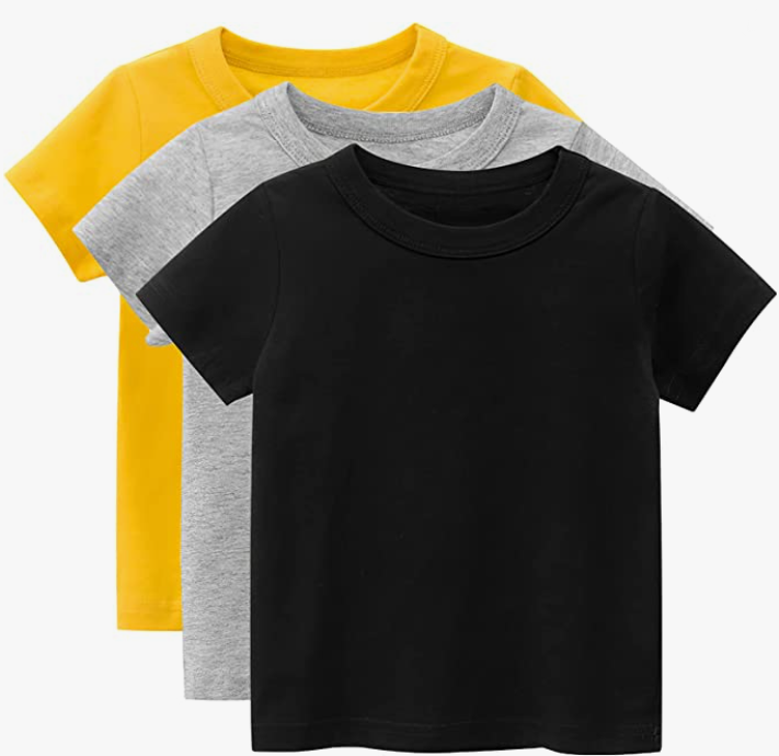 Boys 3 Pack Short Sleeve T-Shirt