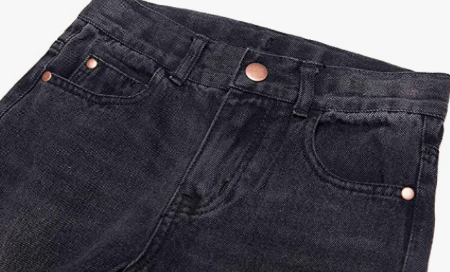 Waist Slim Denim Pants Blue Jeans