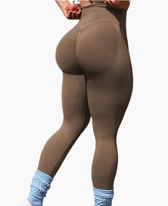 Butt Leggings for Women Butt Lift Tummy Control Booty Leggings High Waisted Seamless Yoga Pants