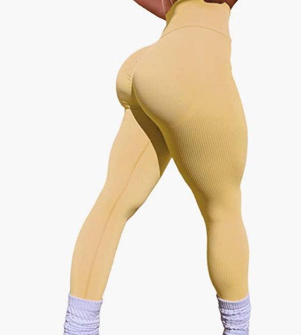Butt Leggings For Women Butt Lift Tummy Control Booty Leggings High Waisted Seamless Yoga Pants