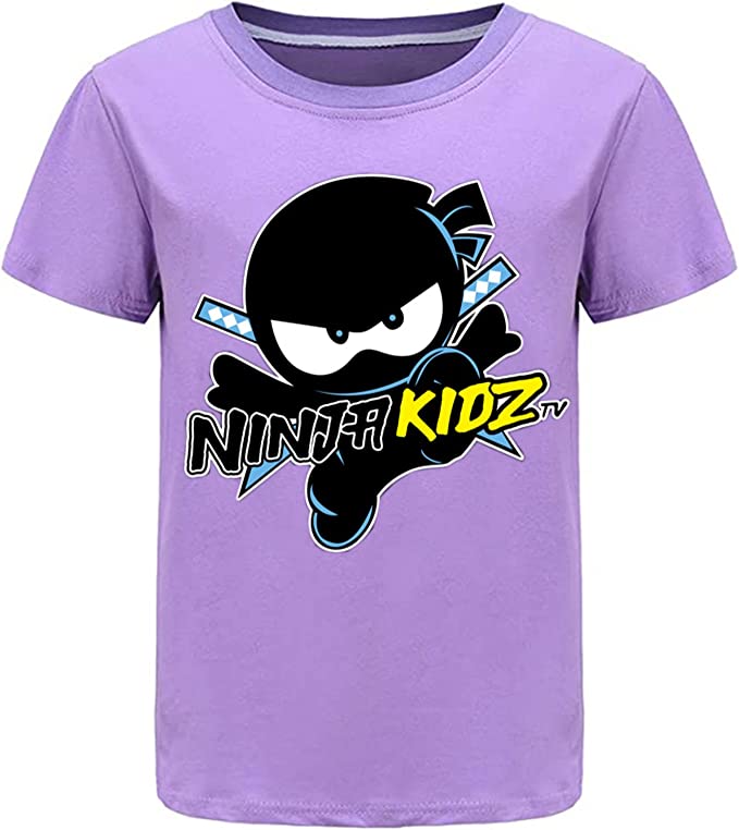 Kids T Shirts Casual Crew Neck Shirt Unisex Short Sleeve Tops Tees 4-13 Years