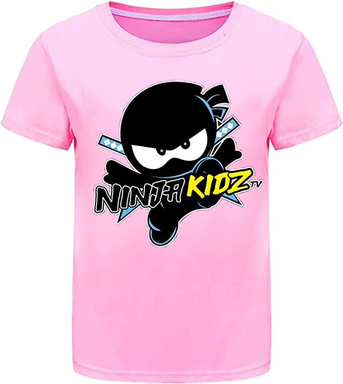 Kids T Shirts Casual Crew Neck Shirt Unisex Short Sleeve Tops Tees 4-13 Years
